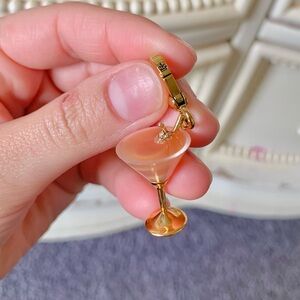 Y2K Juicy Couture Martini Glass Charm